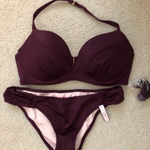 NWT Victoria’s Secret Maroon Bikini
